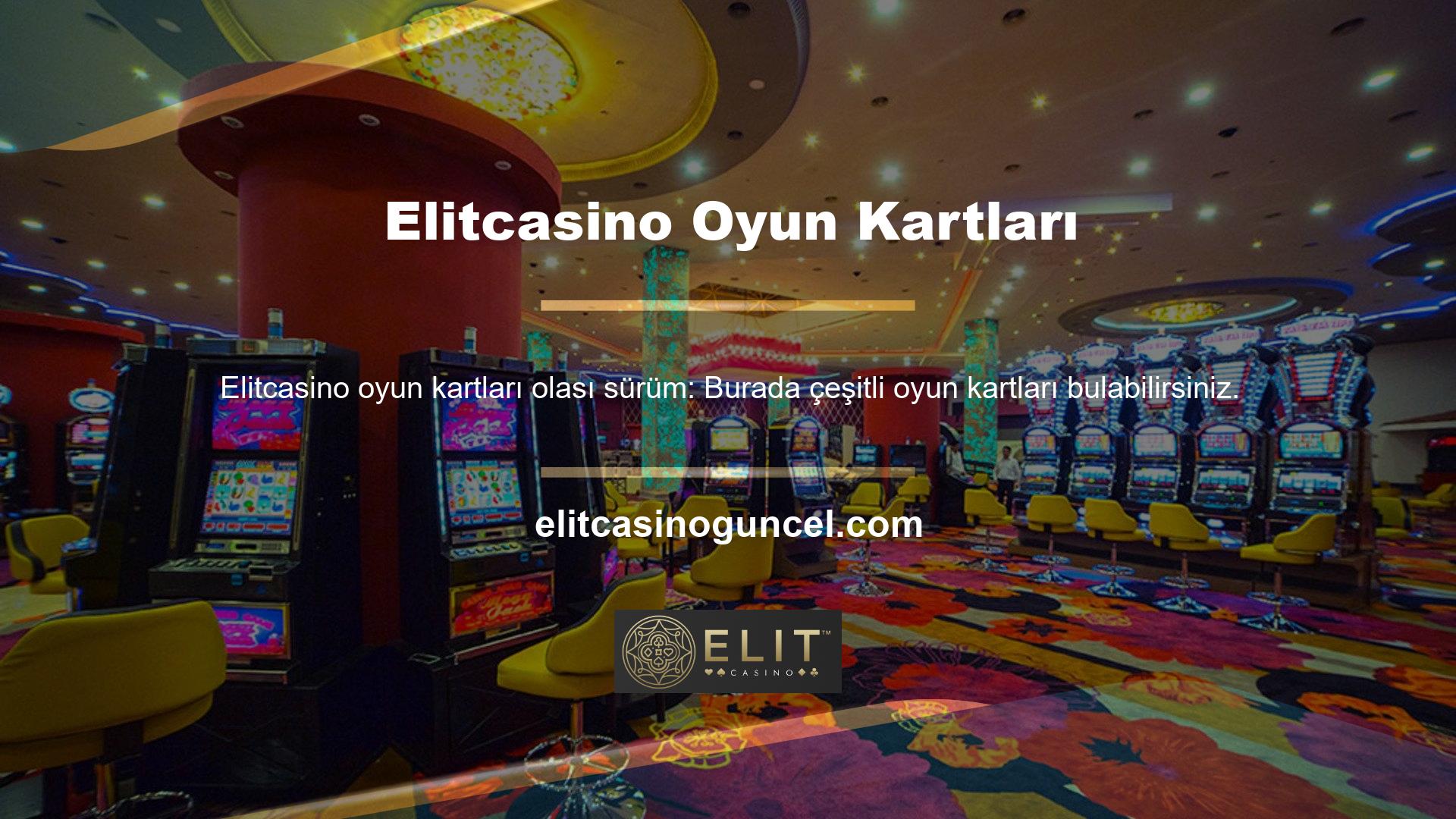 Karayipler Stud, AllameriCandutup, Joker Poker, Deuces Wild Doubleup ve daha fazla Elitcasino oynayabilirsiniz