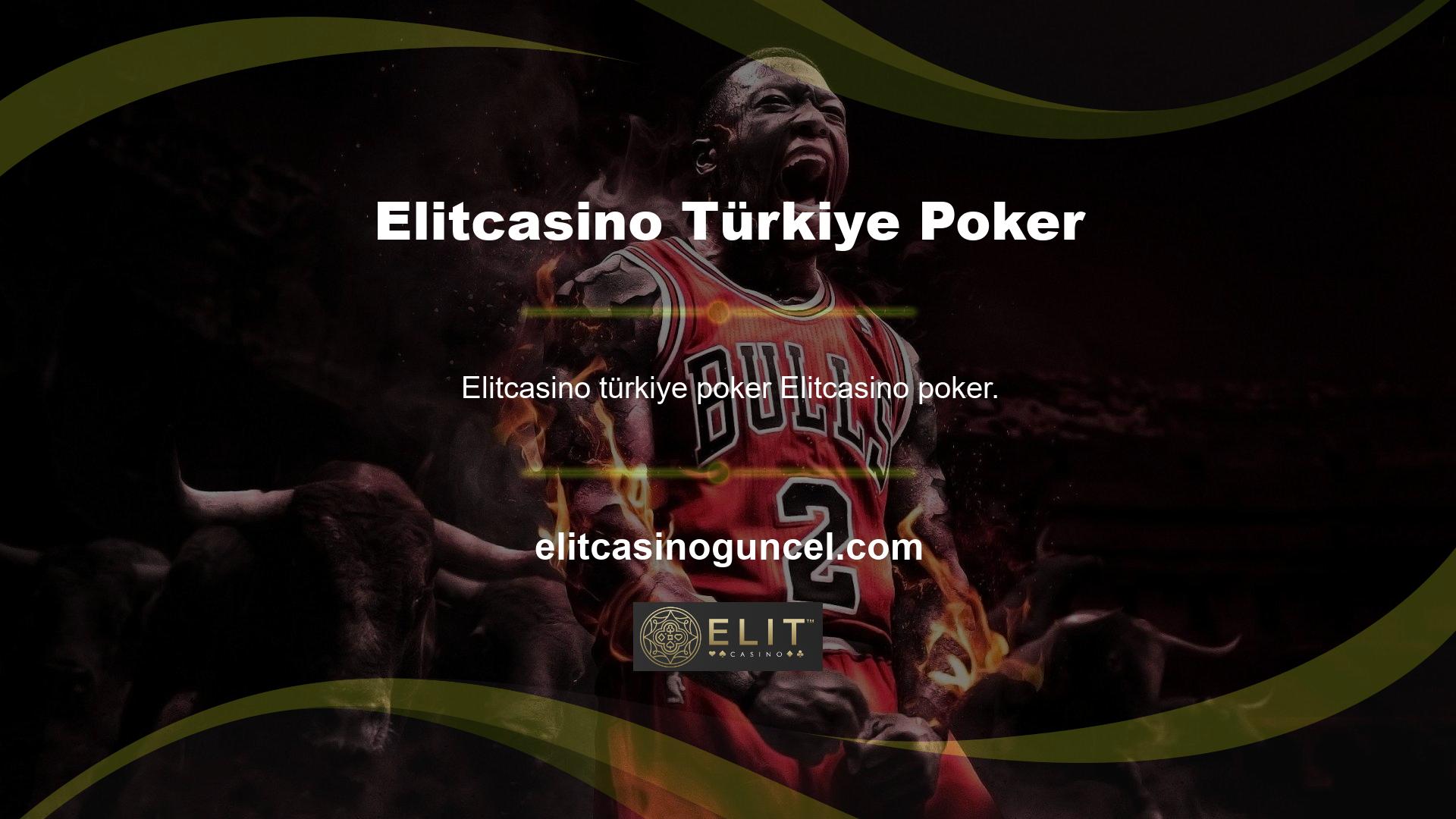 Türkiye'de çoğu poker sitesini bulabilirsiniz